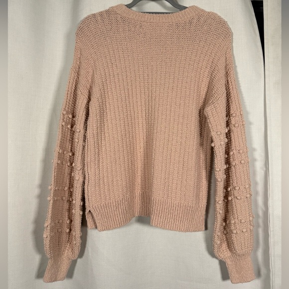 Madewell Bobble Pullover Knit Sweater in Avalon Pink Size Small - Picture 5 of 10